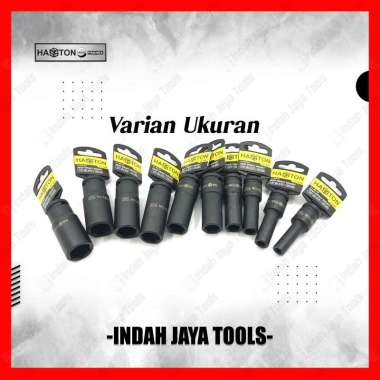 HASSTON Mata Deep Impact 8 10 12 14 17 19 21 22 23 24 mm 1/2"DR - Kunci Sok Panjang Socket Sock 1923