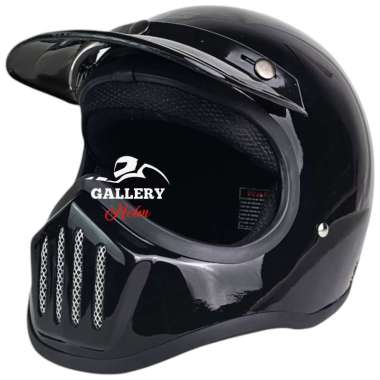 Helm Js Cakil Helm SNI Dewasa / Cakil Js Original Premium HITAM GLOSSY