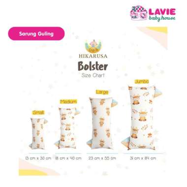 Hikarusa Case Buddy Bolster - Hikarusa Sarung Guling Bayi - Lavie baby house, Motif Fiesta Large