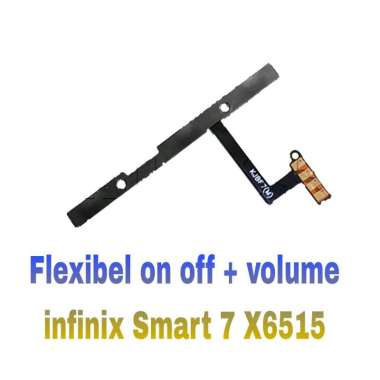 Flexibel On Off infinix Smart 7 X6515 + Volume Flexible Infinix satu Set