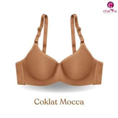 Chelyne BH Wanita V9683 Spandex Lycra Berpori Dengan Kawat Penyangga - Full Cup Bra 34/38. Size 34/7