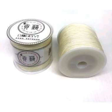 TL3 100 mtr Tali Giok Cina Jade Thread For Jewelry Tali Kur Shambala Cream