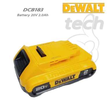 Baterai Dewalt Battery 20V XR Li-Ion 2.0 Ah - Lithium Ion