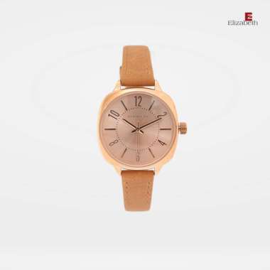 Jam Tangan Wanita - Elizabeth | Leather Strap 2200-0897 Brown