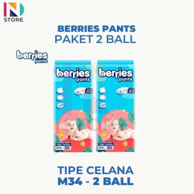 Berries Pants M34/L30/XL26 Tipe Celana 2 Ball/Pack BERRIES M34 2 BALL