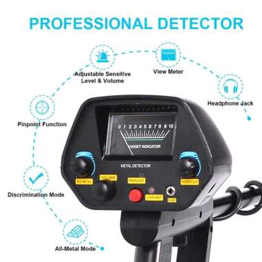 TIANXUN Pendeteksi Logam Metal Gold Silver Detector Finder - MD-4080 Hitam