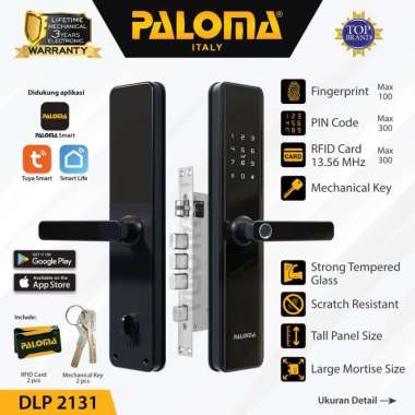PALOMA Digital Lock Smart Home Kunci Pintu Door Handle Pintar DLP 21 DLP 2131 App
