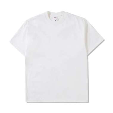 Kaos Polos Real Heavy Goods White - Kaos Polos Putih Katun L