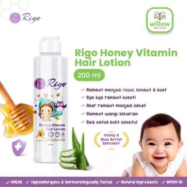 Hair Care Anak - Rigo Honey Vitamin Hair Lotion 200Ml