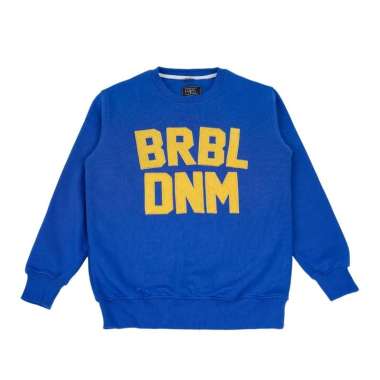 BRBL Born And Blessed Sweater Crewneck Multicolor Unisex Rodman Reguler Fit - B1EA24A00 Blue Rodman 