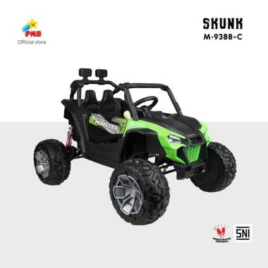 Mainan Anak Mobil Aki Skunk M9388C – PMB Toys Hijau