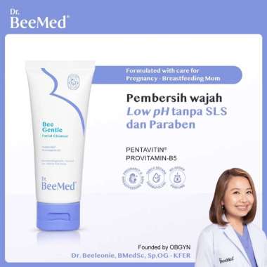 Dr.BeeMed Bee Gentle Facial Cleanser Moisturizing 60ml - Sabun Pembersih Muka Ibu Hamil & Menyusui [