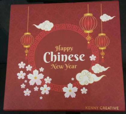 KC Hampers CNY Imlek Premium chinese new year 2022 Parsel MERAH (BOX ONLY
