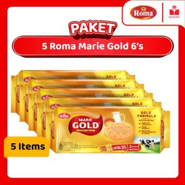 Paket 5 Roma Marie Gold Double Milk 6's