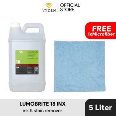 Pembersih Noda Bekas Tinta LUMOBRITE 18 INX Ink Remover LITER Penghilang Noda Bolpen Pulpen Ballpoin