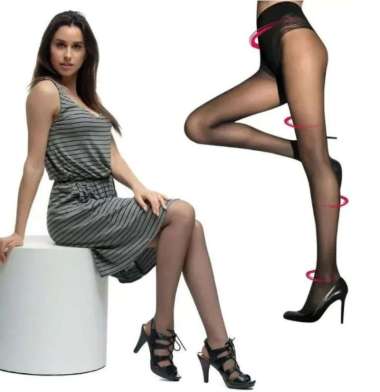 Super Flexible Stockings HITAM