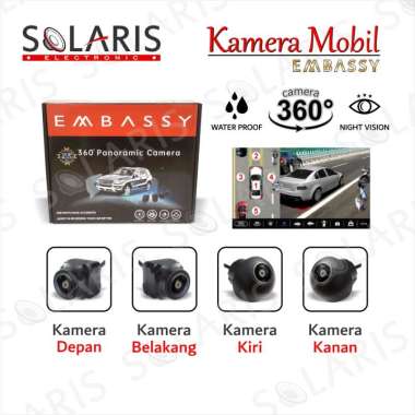 Kamera Mobil 360 EMBASSY Universal DVR 360 Panoramic Camera Waterproof Kamera Parkir Mobil 360 1080p