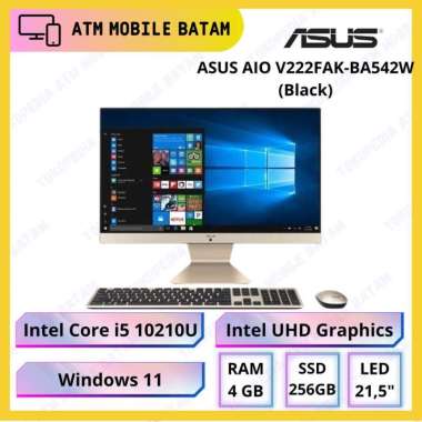 PC AIO ASUS V222FAK-BA542W [Intel Core i5-10210U/4GB/256GB SSD/21.5″/W