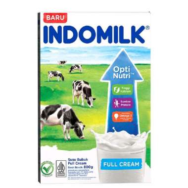 Promo Harga Indomilk Susu Bubuk Omega 3 Full Cream 800 gr - Blibli