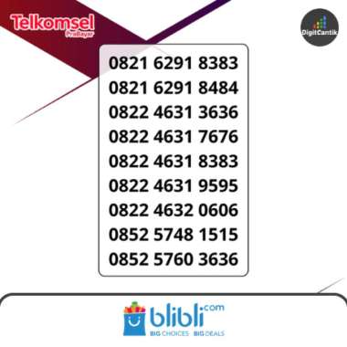 NOMOR CANTIK TELKOMSEL SIMPATI SERI TRIPLE, AB AB RAPIH MURAH - SUDAH 5G 0852 5746 3332