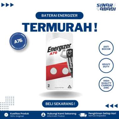 Energizer Baterai A76 Isi 2 Pcs