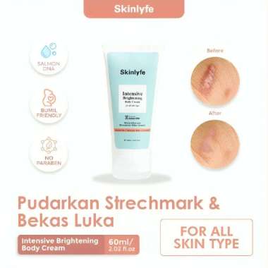 Skinlyfe Penghilang Bekas Luka Strechmark Ibu Hamil Cream Penghilang Koreng Pencerah Badan BPOM