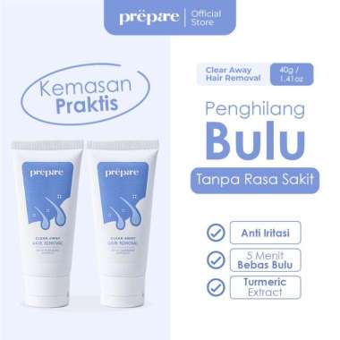 Prepare - Bundling 2 Pcs Waxing Penghilang Bulu Kaki Menghilangkan Bulu Ketiak Remover Bulu Ketiak R