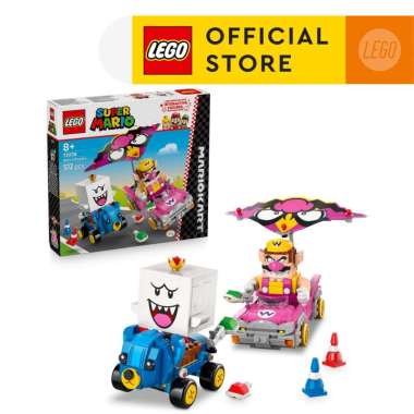 LEGO Super Mario 72038 Mario Kart – Wario & King Boo (512 Pieces), Building Block, Toys, Bricks