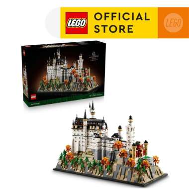 LEGO Architecture 21063 Neuschwanstein Castle (3455 Pieces), Building Block, Toys, Bricks