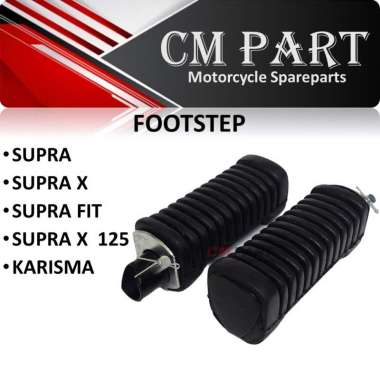 Footstep Karet Step Pijakan Kaki belakang GRAND SUPRA KARISMA SUPRA 125 FIT NEW REVO 100