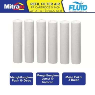 Fluid Refil Filter Air 5 inch Putih