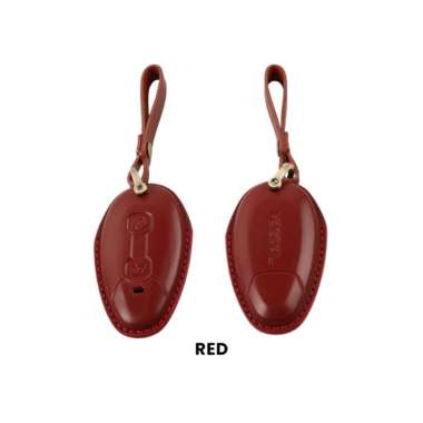 Gantungan Kunci Sepada Motor Vespa Matic Remote Control Keyless Red