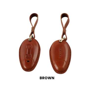 Gantungan Kunci Sepada Motor Vespa Matic Remote Control Keyless Brown