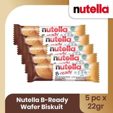 Nutella B-Ready Wafer Biskuit 22gr - 5pcs
