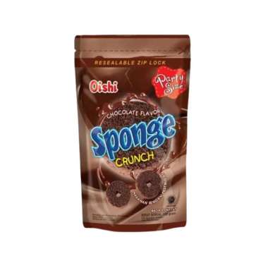 Oishi Snack Sponge Crunch Cokelat 100 gr