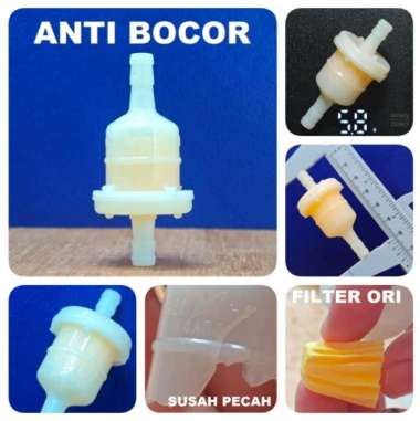 Filter Saringan Bensin Gabus Putih Saringan Bensin Gabus Putih Universal 20Pcs