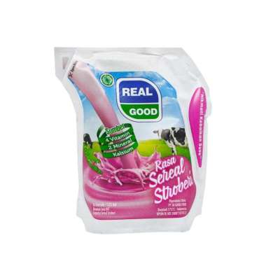 Real Good Susu UHT Strawberry 125 ml