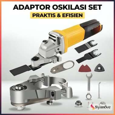 Adapter Gerinda Oskilasi Mata Oscillating Tool Bor Gergaji Amplas Kayu Besi Tembok Adaptor Gerinda O