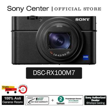 SONY Center Jakarta - SONY DSC-RX100M7 / DSCRX100M7 / RX100M7 / CyberShoot RX100 Mark VII / RX100 VI