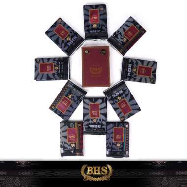 Grosir 10 Pcs Sarung BHS Excellent Gold Motif E52 SKT Black Series