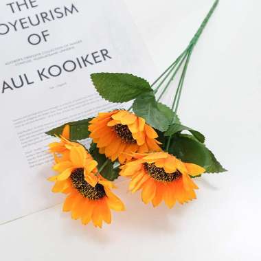 Bunga Plastik Artificial Hias Cantik Bunga matahari