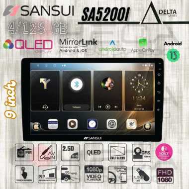 Sansui DELTA Series 4/128 GB Android 9″ Inch QLED SA-5200I Head Unit Tape Mobil