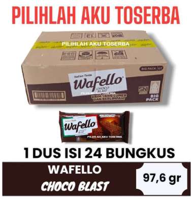 Roma Wafello Choco Chocolate 97 gr - ( HARGA 1 DUS )