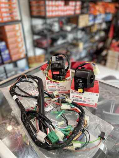 PAKETAN KABEL BODY FIZR + HOLDER SAKLAR LAMPU SET KIRI KANAN FIZ R FIZ FIZR F1ZR FORCE 1 POSWAN FOSW