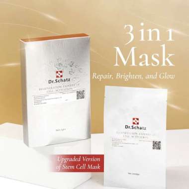 (Bisa Gosend) ECER 1 SACHET DR SCHATZ Phyto Stem Cell Mask - Dr Schatz MCC Mask - Dr Schatz Polypept