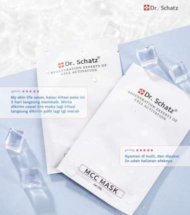(Bisa Gosend) ECER 1 SACHET DR SCHATZ Phyto Stem Cell Mask - Dr Schatz MCC Mask - Dr Schatz Polypept