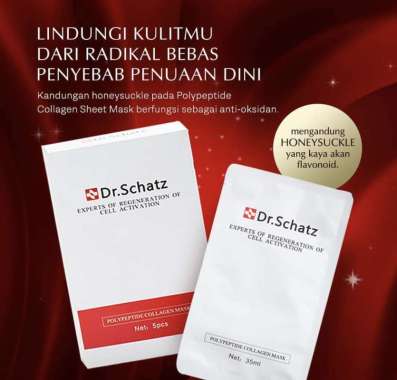 (Bisa Gosend) ECER 1 SACHET DR SCHATZ Phyto Stem Cell Mask - Dr Schatz MCC Mask - Dr Schatz Polypept