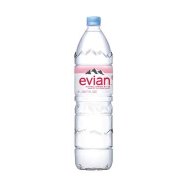 EVIAN MINERAL WATER 1.5LITER BOTOL
