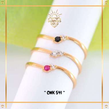 CINCIN WANITA TERBARU MODEL PERMATA EMAS ASLI EMAS MUDA KADAR 8K (375) CINCIN WANITA MODEL PERMATA T