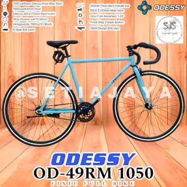 Sepeda Fixie Full Bike 700C ODESSY OD-49RM 1050 Frame Steel New Tosca